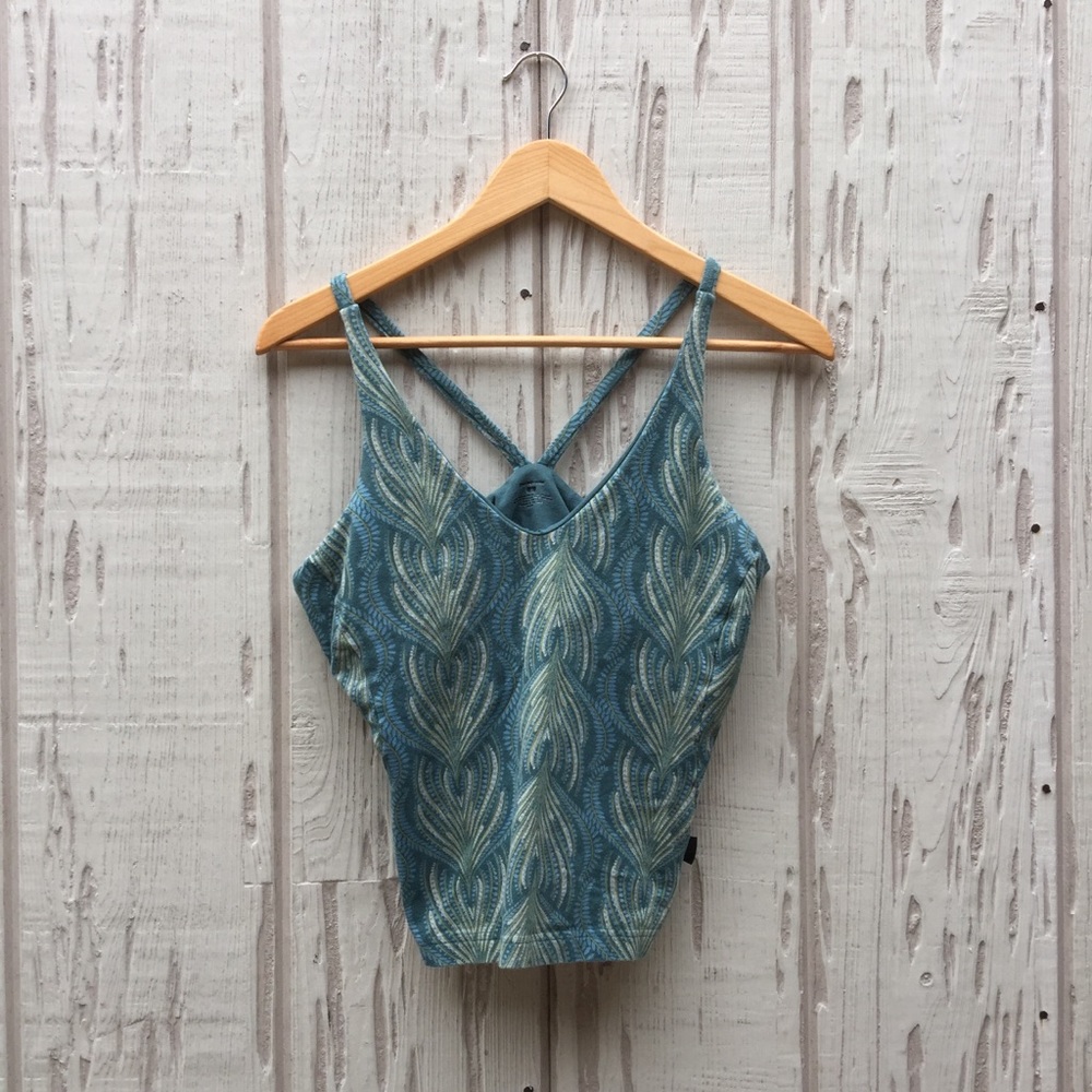 Patagonia work out exercise tank crop top